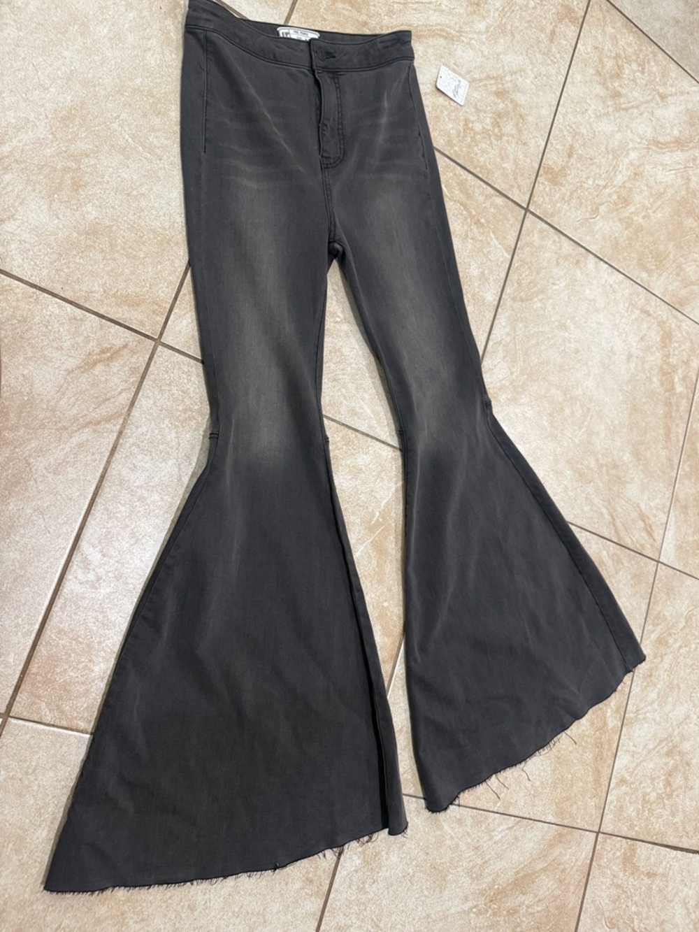 Free People Just Float On Flare Bell Bottom Jean Pant Smoke Stack - Picture 2 of 4
